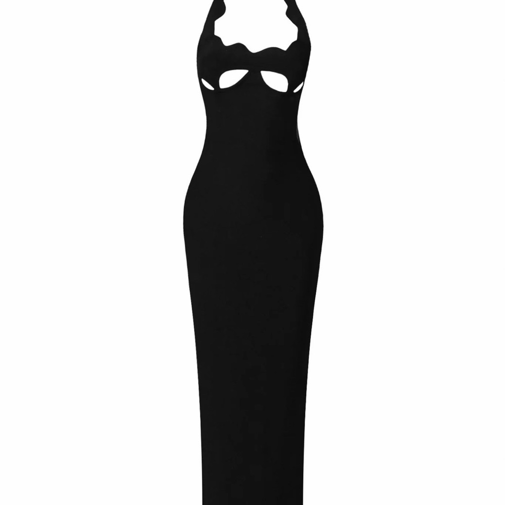 YG collection Gianna Halter Black Dress - Picture 3 of 3